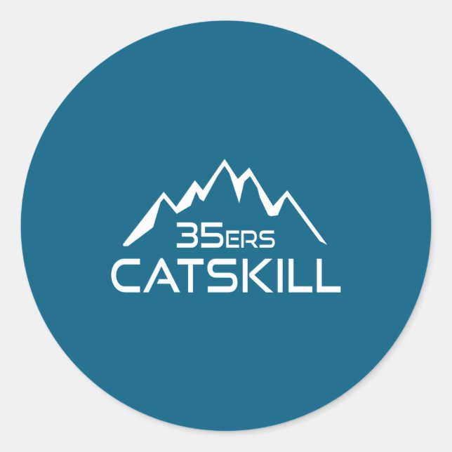 Sticker Rond Catskill 35er Mountain _1  (Devant)