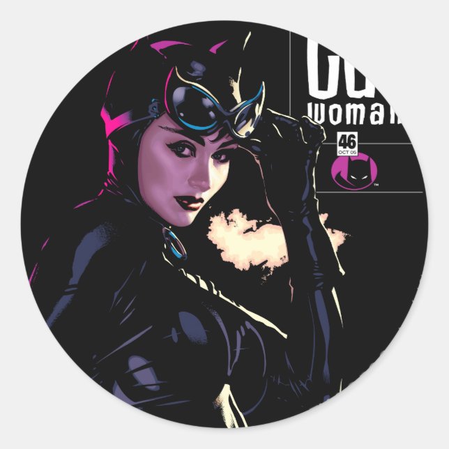 Sticker Rond Catwoman (Devant)