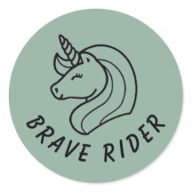 Cavalier vert courageux