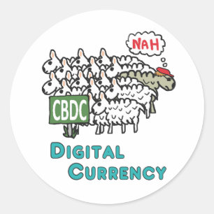 STICKER ROND CBDC