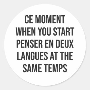 Sticker Rond Ce moment