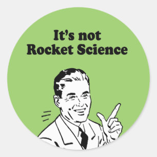 STICKER ROND CE N'EST PAS DE LA SCIENCE DES ROCHERS
