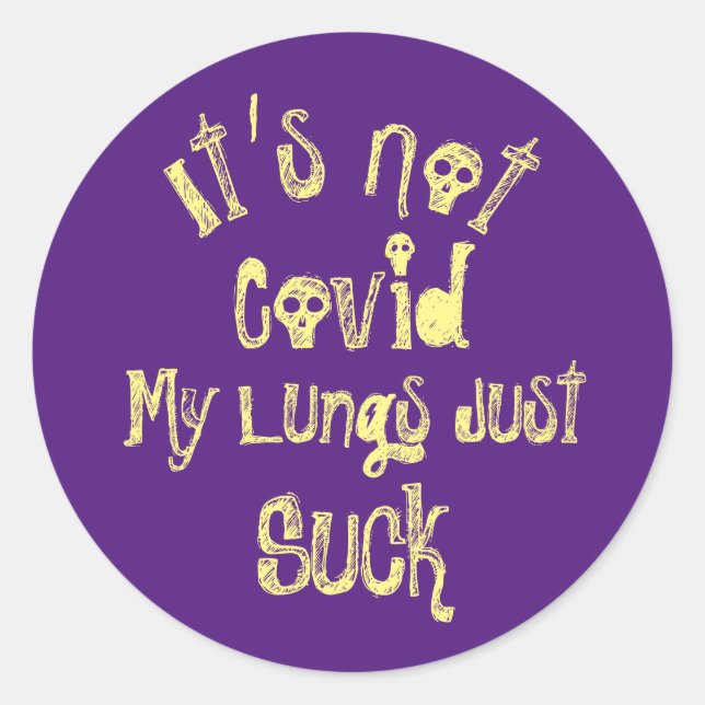 Sticker Rond Ce n'est pas une vidéo (Devant)