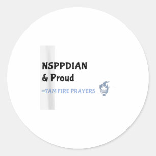 Sticker Rond Ce que Dieu ne peut pas faire n'existe pas Prière