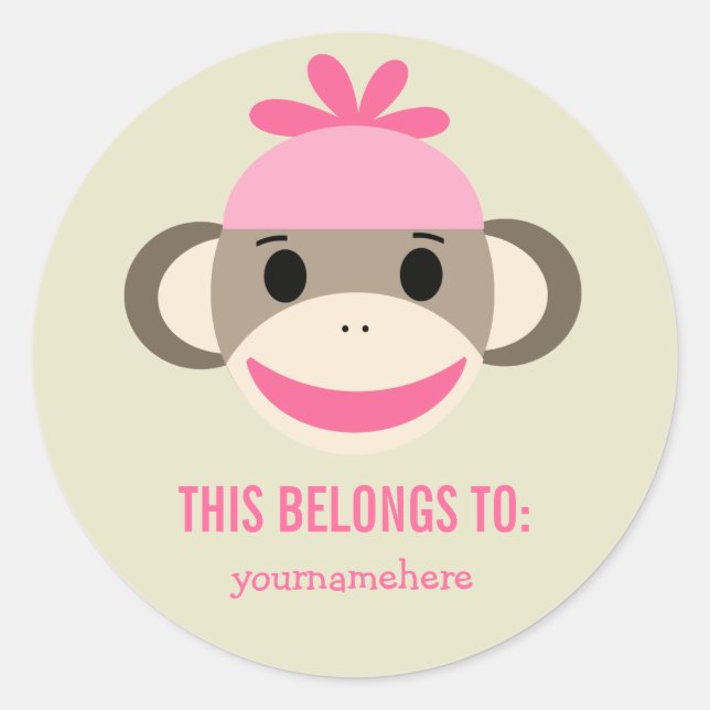 STICKER ROND CELA APPARTIENT À (Devant)