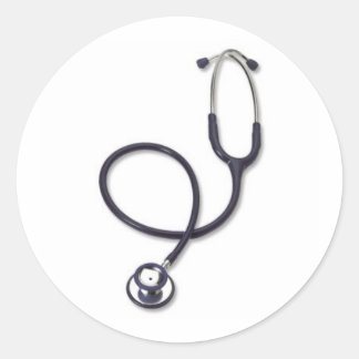 Sticker Rond Célébration des soins infirmiers et de la médecine