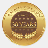 Célébration du 30e anniversaire Médaille d'or