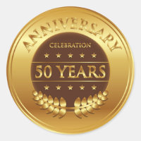 Célébration du 50e anniversaire Médaille d'or