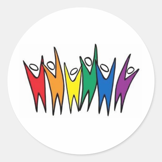 Sticker Rond Célébrer DIdiversity (Devant)