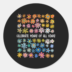 Sticker Rond Célébrer les esprits de toutes sortes