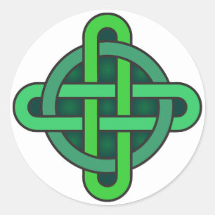 Sticker Rond celtique noeud irlande symbole antique païen irlan