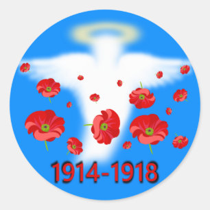 Sticker Rond Centenaire de la fin de la Première Guerre mondial
