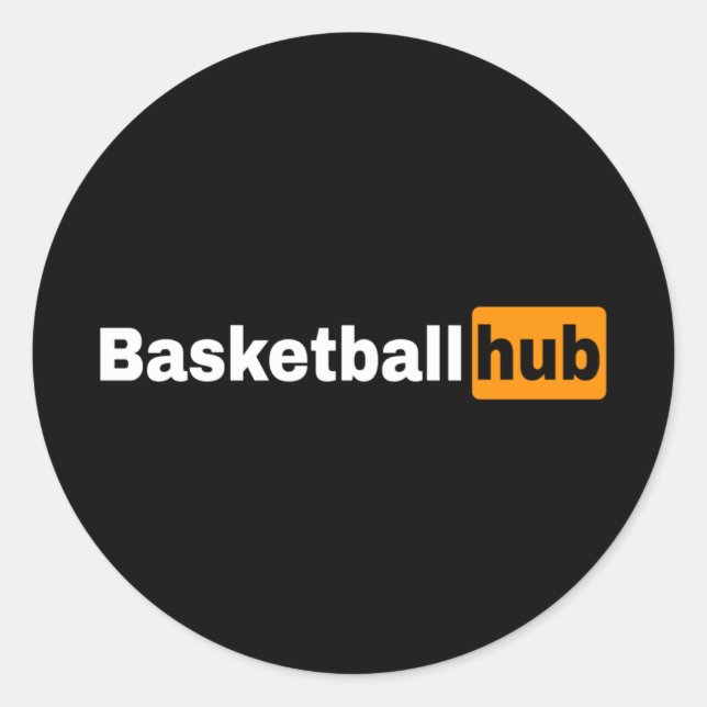 Sticker Rond Centre de basket (Devant)