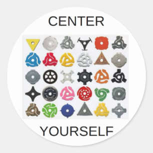 Sticker Rond Centre-toi