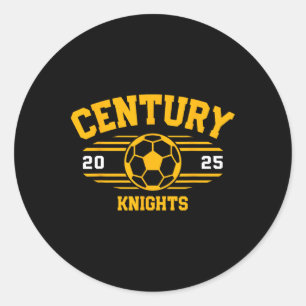 Sticker Rond Century Knights Soccer Byll 2025