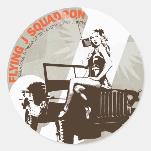 STICKER ROND CERCLE 2COULEUR (Devant)