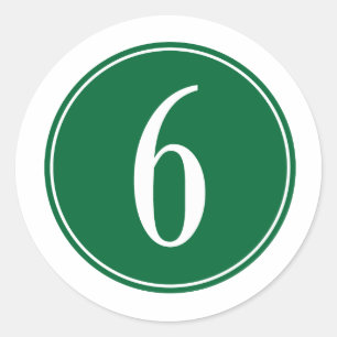 Sticker Rond Cercle #6 vert