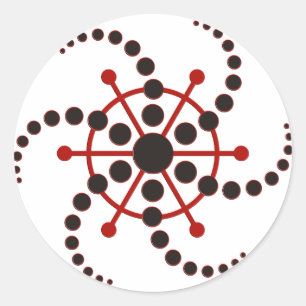 Sticker Rond cercle de cultures VII