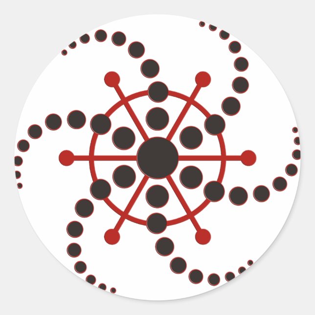 Sticker Rond cercle de cultures VII (Devant)