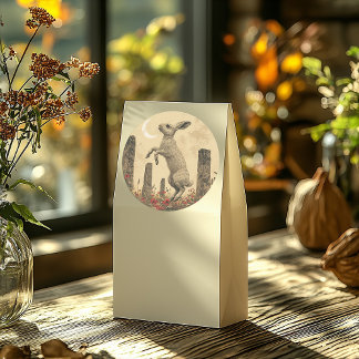 Sticker Rond Cercle de pierre païenne Danser Hare Enveloppe Sce