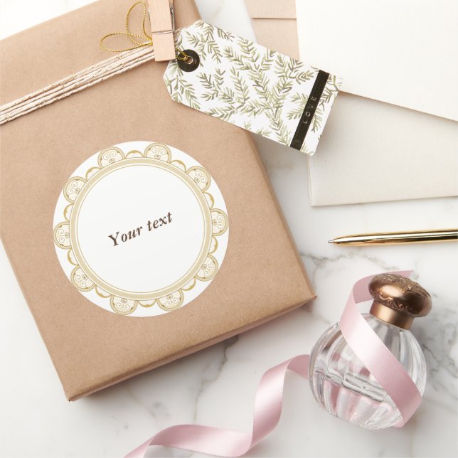 Sticker Rond Cercle d'encadrement (Cadeaux)
