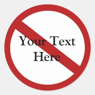 Sticker Rond Cercle personnalisé avec bouton