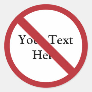 Sticker Rond Cercle personnalisé avec bouton