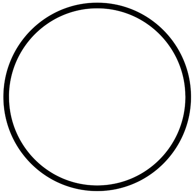 Sticker Rond Cercle vide (Ajouter Votre Texte) (Créateur téléchargé)