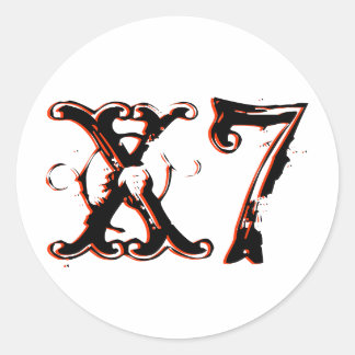 Sticker Rond Cercle X7