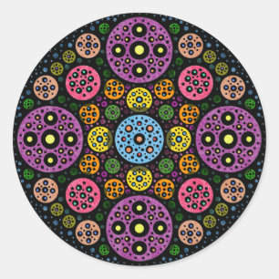 Sticker Rond Cercles Galore