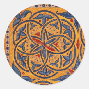 Sticker Rond Cercles médiévaux