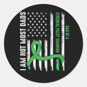 Sticker Rond Cérébral Palsy CP Sensibilisation La plupart des p