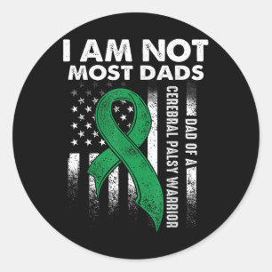 Sticker Rond Cérébral Palsy Cp Sensibilisation La plupart des p