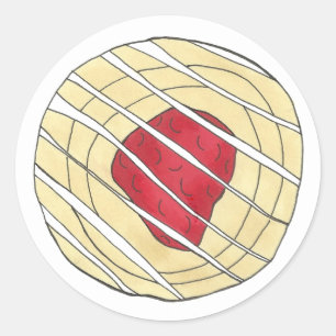 Sticker Rond Cerise Danoise Viennoiserie Chef pâtisserie Boulan