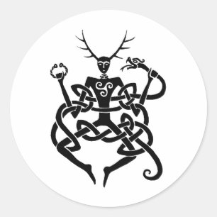 Sticker Rond cernunnos