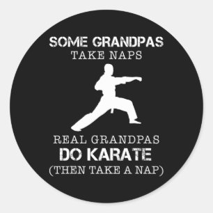 Sticker Rond Certains Grandpas Prennent Naps De Véritables Gran