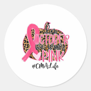 Sticker Rond Certifié Cma Médicale Istant En Octobre Nous Porto