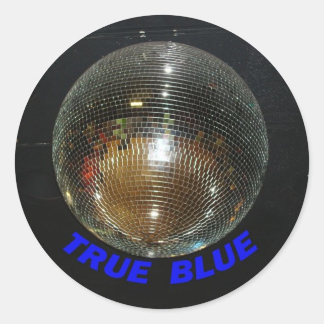 Sticker Rond Cervantes DiscoBall (Devant)