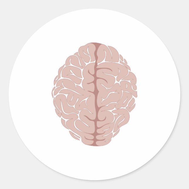 Sticker Rond Cerveau (Devant)