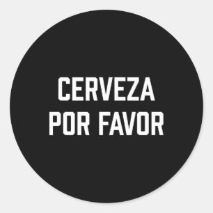 Sticker Rond Cerveza Por Favoriser Funny Cinco De Mayo