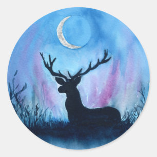 Sticker Rond Ceryneian Hind