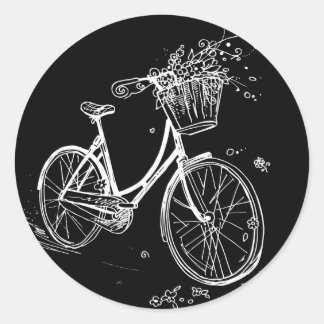 Sticker Rond C'est beau dehors (en noir)