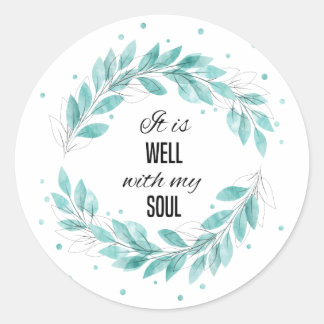 Sticker Rond C'est bien avec mon âme