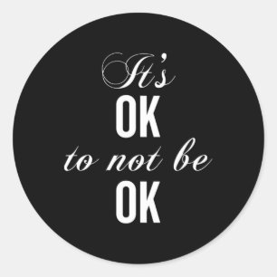 Sticker Rond C'est bon de ne pas être d'accord pour résister à