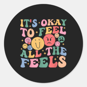 Sticker Rond C'Est Bon De Sentir Que Tous Les Sens De Santé Men