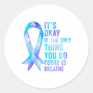 Sticker Rond C'Est Bon Si La Seule Chose Que Vous Faites Aujour