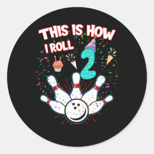 Sticker Rond C'est comme ça que je roule 2e anniversaire amateu