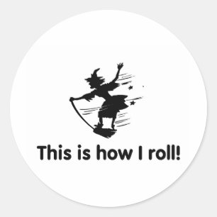 Sticker Rond C'est comment je roule 2