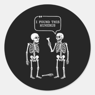 Sticker Rond C'Est Drôle Que J'Ai Trouvé Ce Coûts D'Halloween S