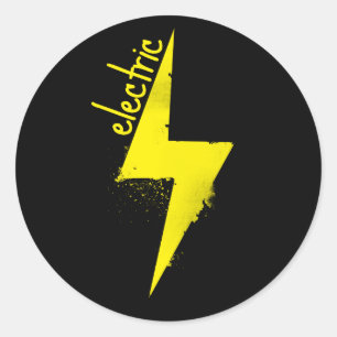 Sticker Rond C'est Electric !
